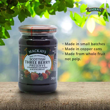 MACKAYS-Scottish 3 Berry Preserve-340g